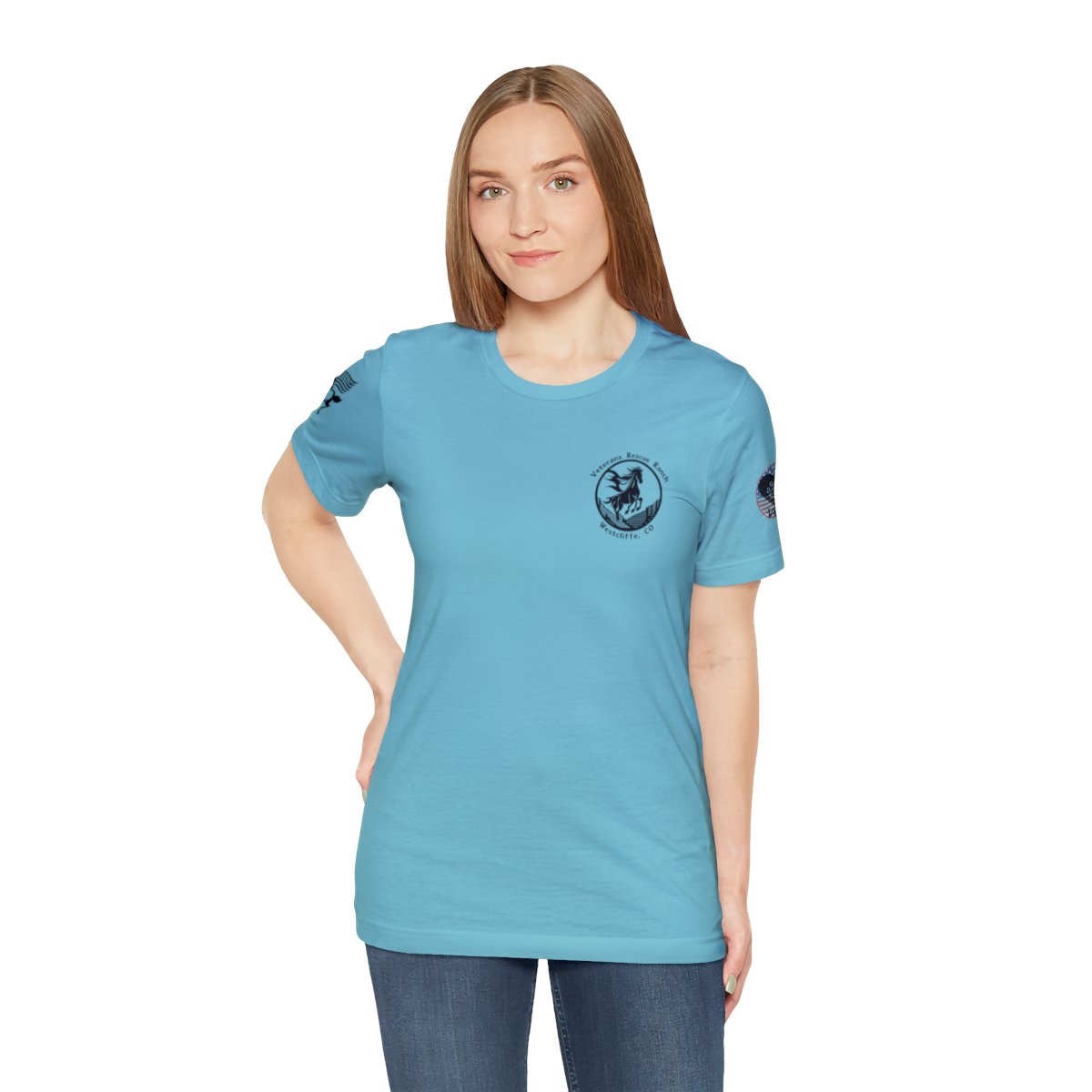 Veterans Rescue Ranch - Bella+Canvas Unisex Jersey Short Sleeve Tee - Image 54