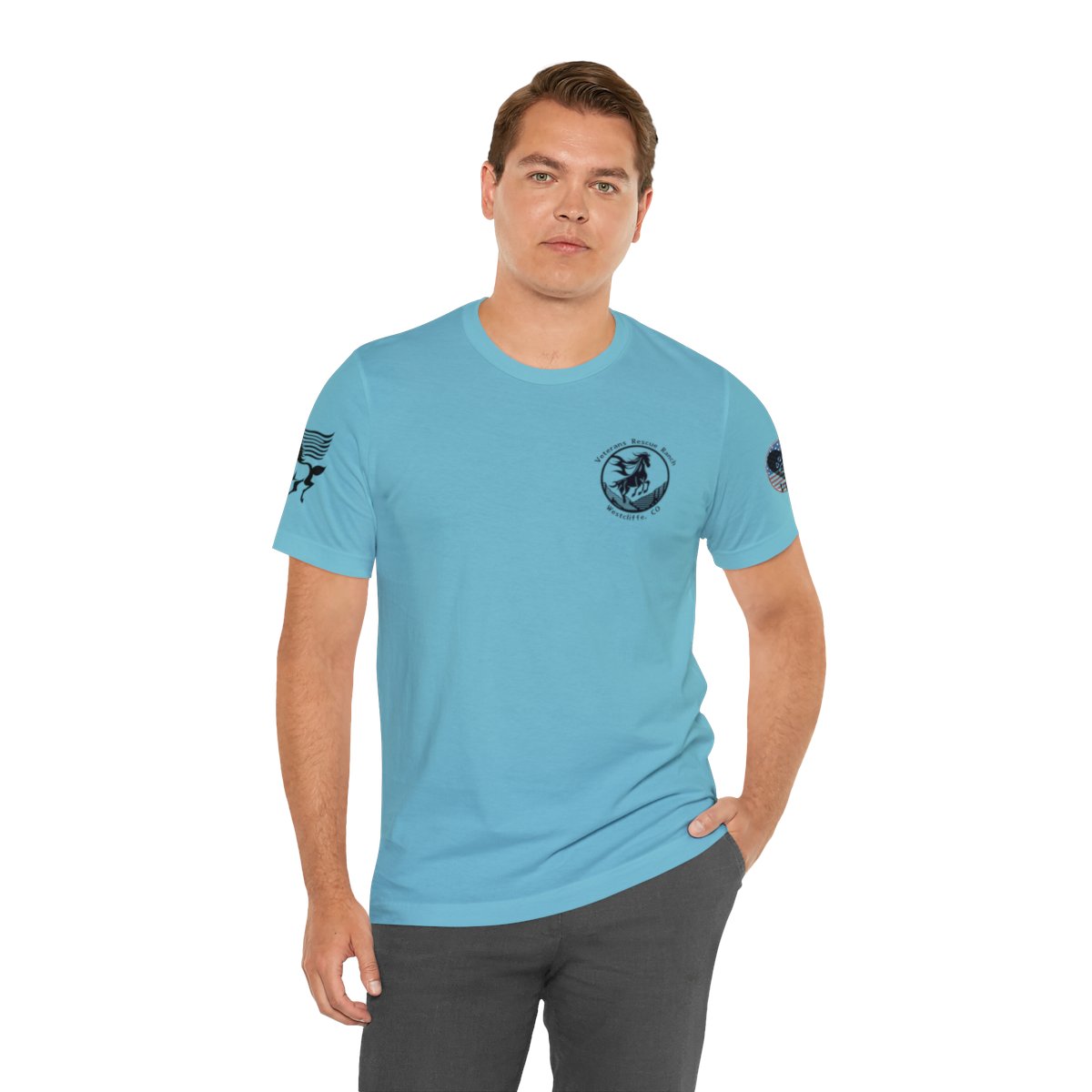 Veterans Rescue Ranch - Bella+Canvas Unisex Jersey Short Sleeve Tee - Image 55
