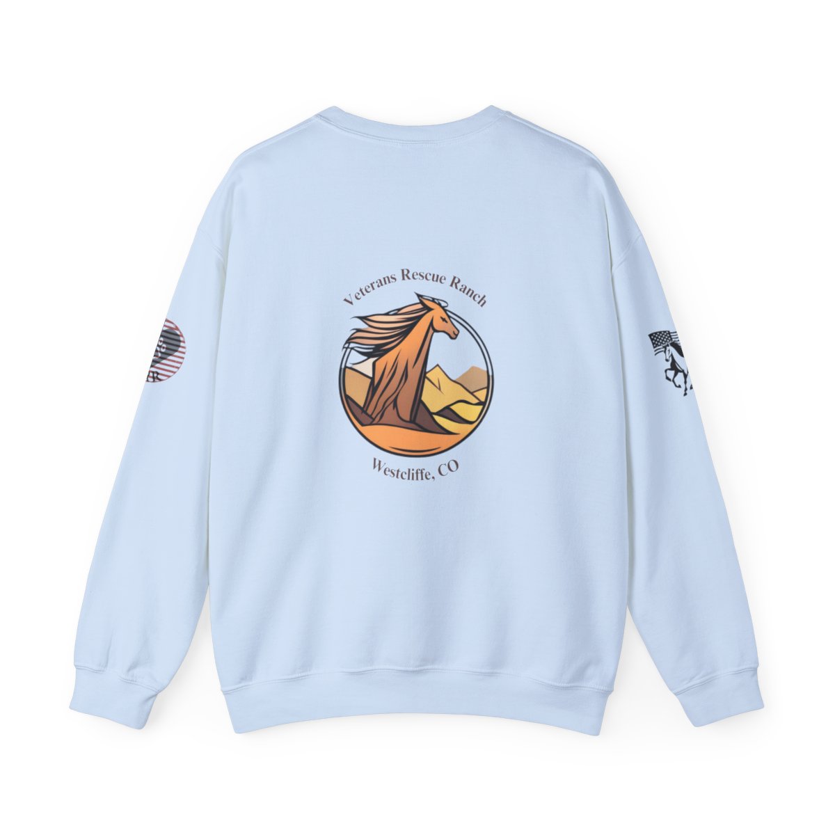 Veterans Rescue Ranch - Gildan Unisex Heavy Blend™ Crewneck Sweatshirt - Image 14