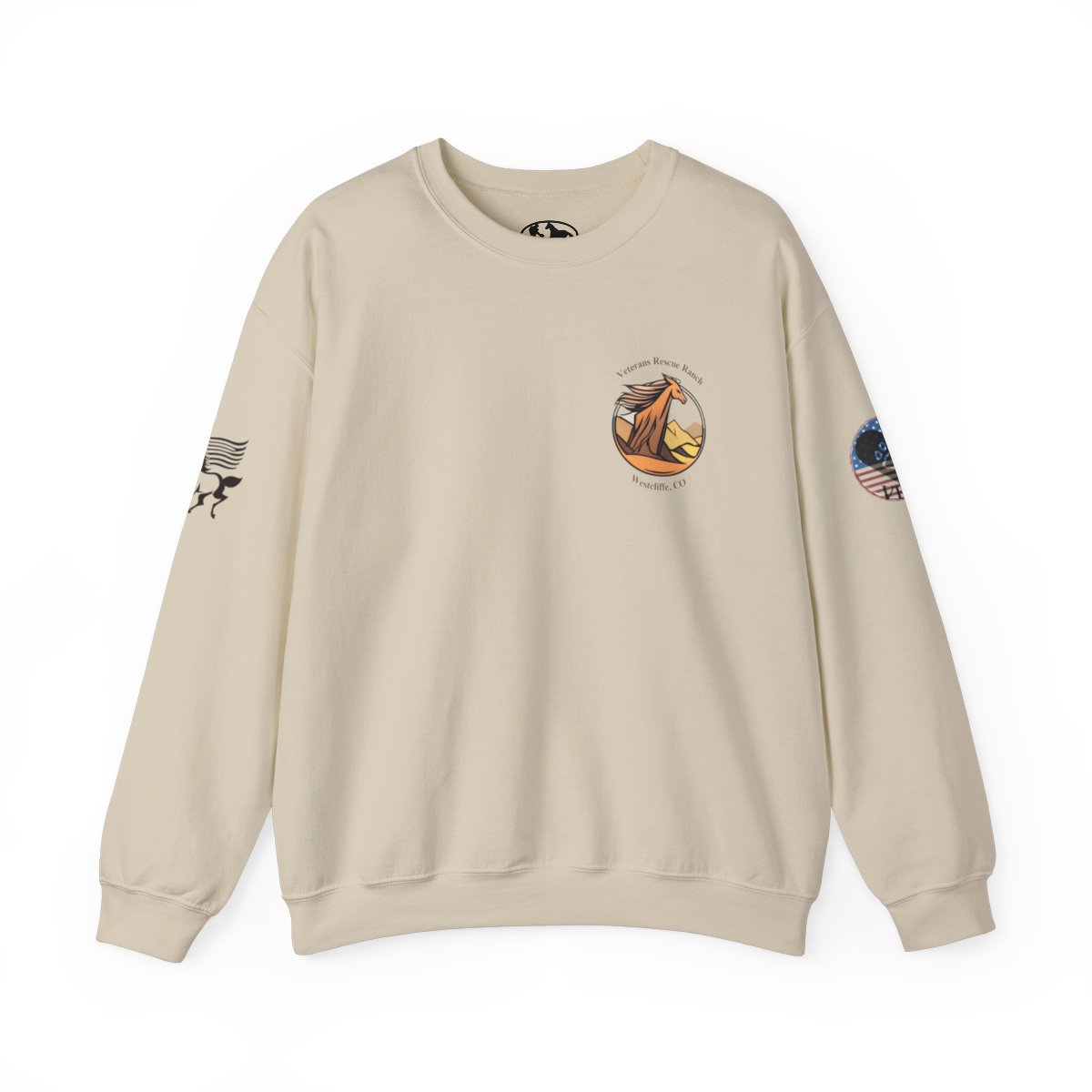 Veterans Rescue Ranch - Gildan Unisex Heavy Blend™ Crewneck Sweatshirt - Image 2