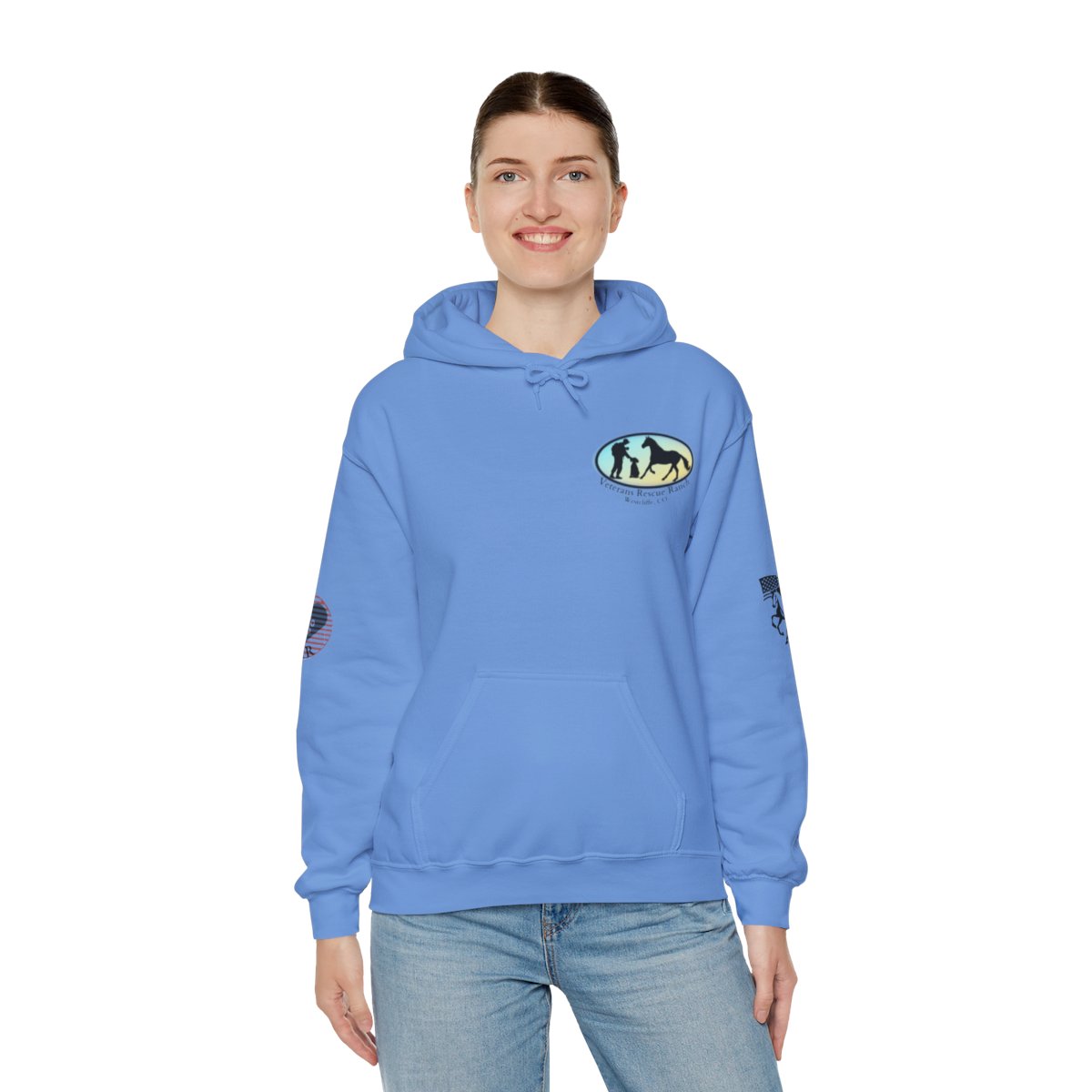 Veterans Rescue Ranch - Gildan Unisex Heavy Blend™ Hooded Sweatshirt - Image 48