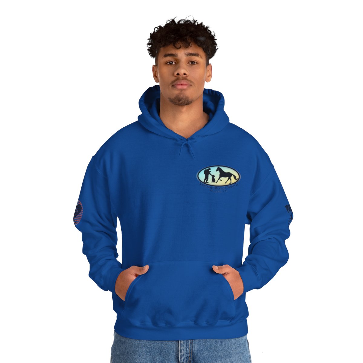 Veterans Rescue Ranch - Gildan Unisex Heavy Blend™ Hooded Sweatshirt - Image 60