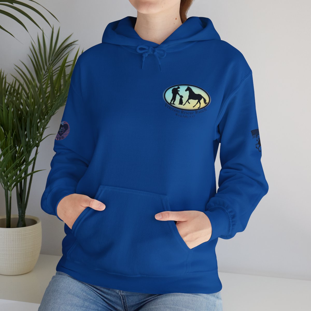 Veterans Rescue Ranch - Gildan Unisex Heavy Blend™ Hooded Sweatshirt - Image 53