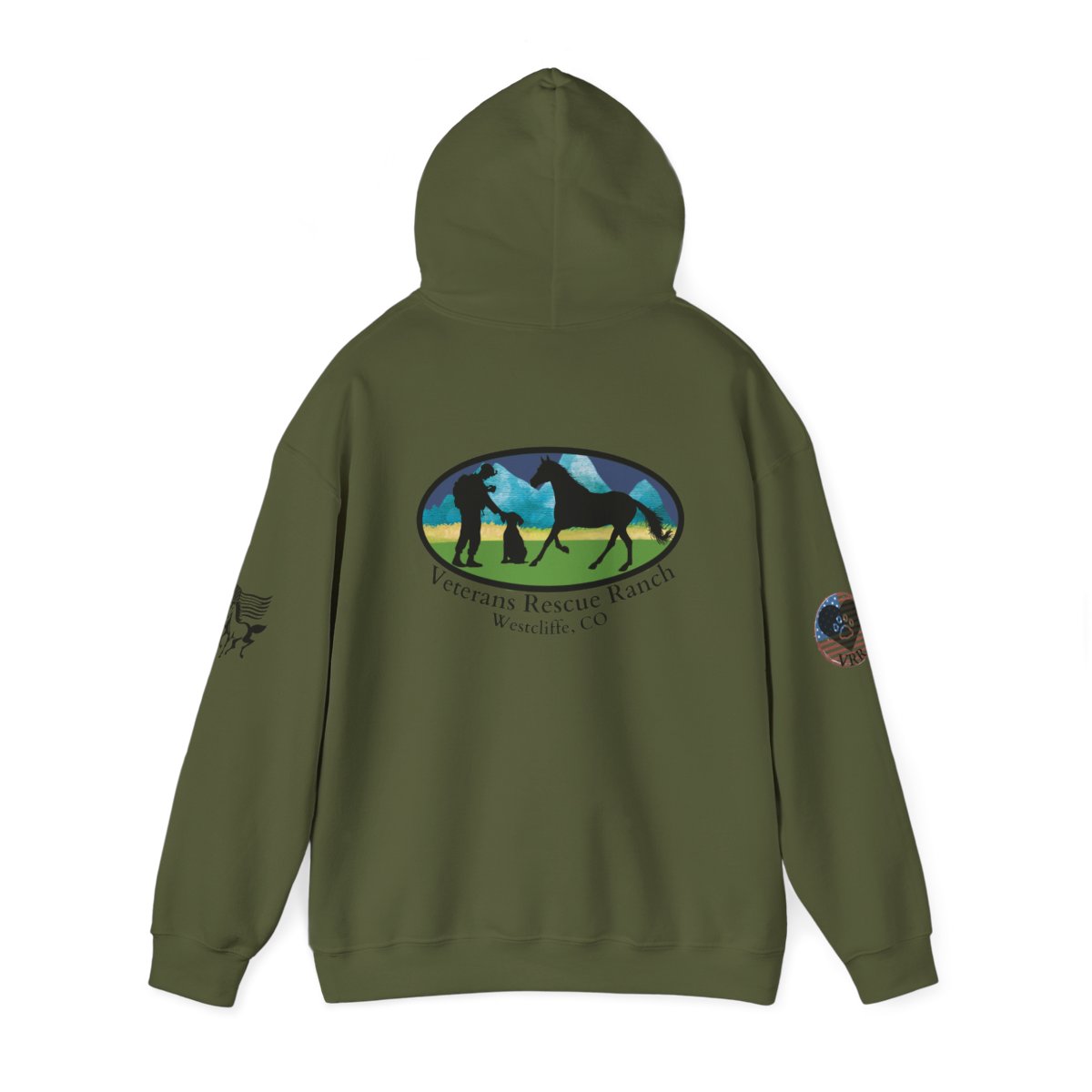 Veterans Rescue Ranch - Gildan Unisex Heavy Blend™ Hooded Sweatshirt - Image 4