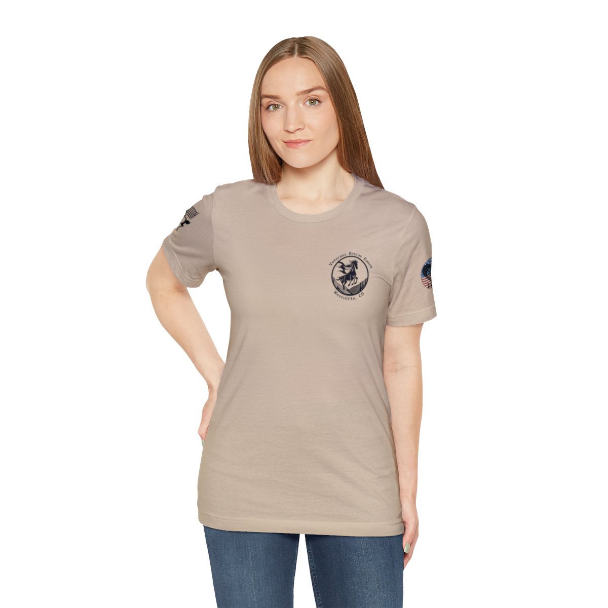 Veterans Rescue Ranch - Bella+Canvas Unisex Jersey Short Sleeve Tee - Image 30