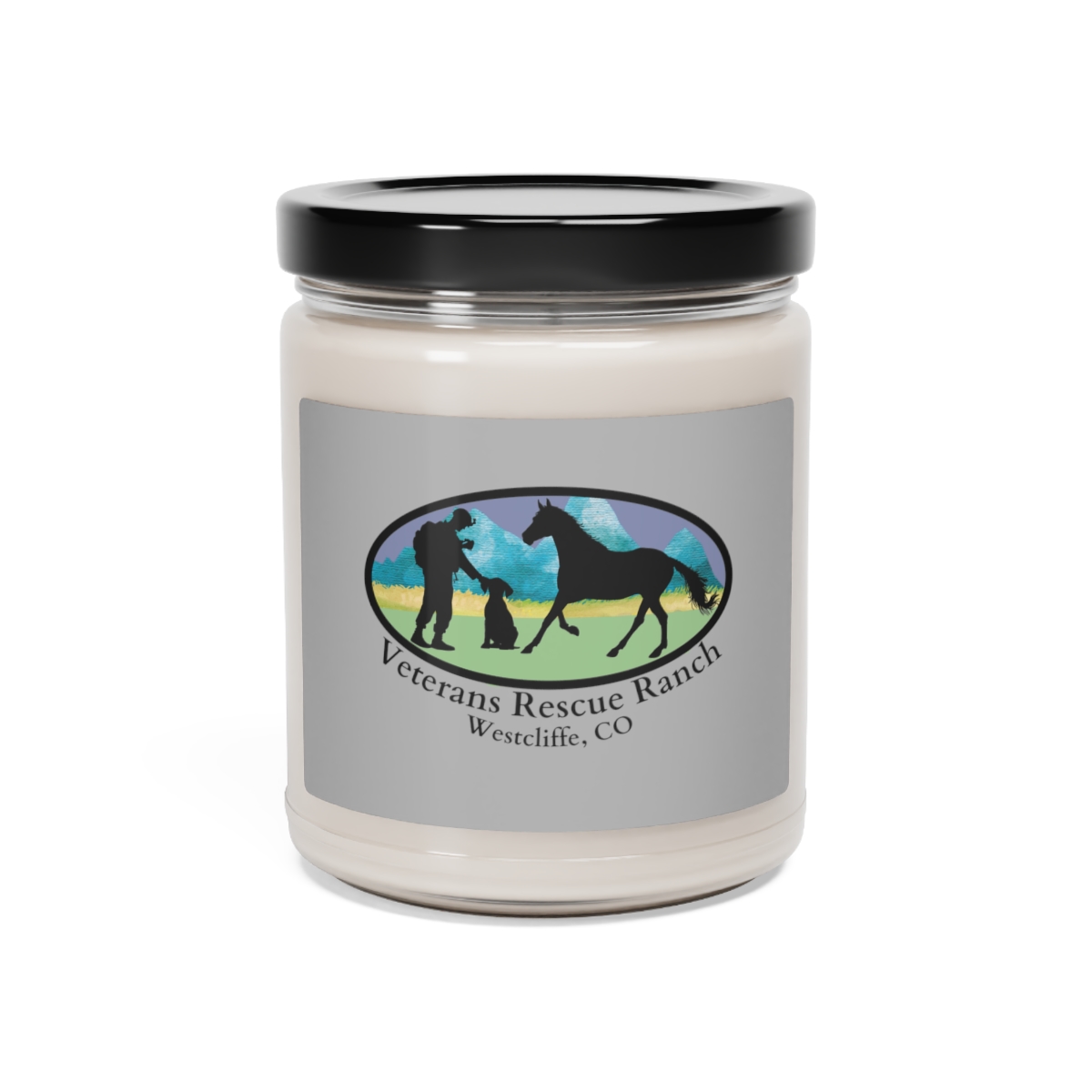 Veterans Rescue Ranch Scented Soy Candle, 9oz - Image 2