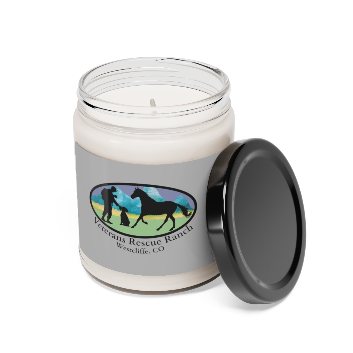 Veterans Rescue Ranch Scented Soy Candle, 9oz - Image 3