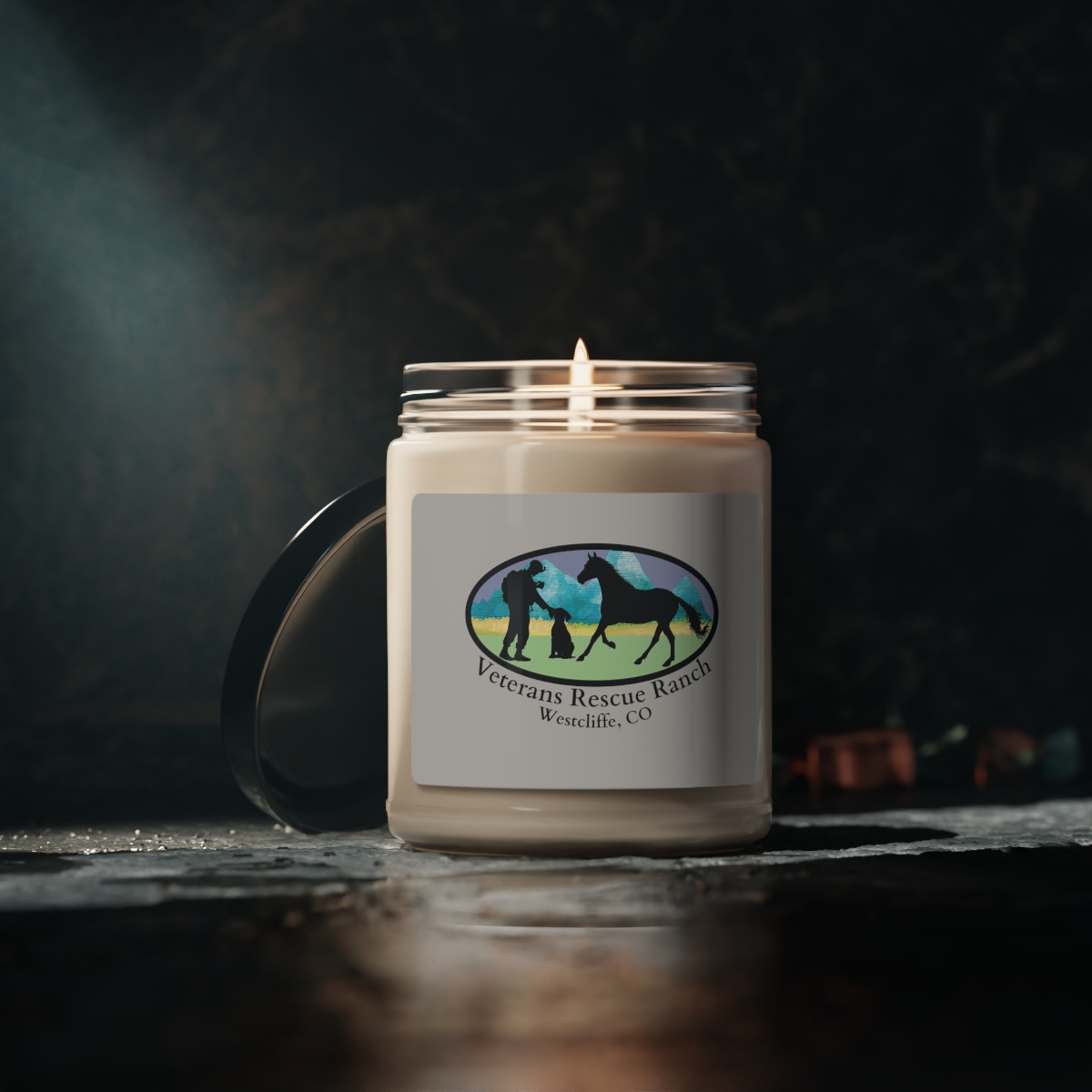 Veterans Rescue Ranch Scented Soy Candle, 9oz - Image 5