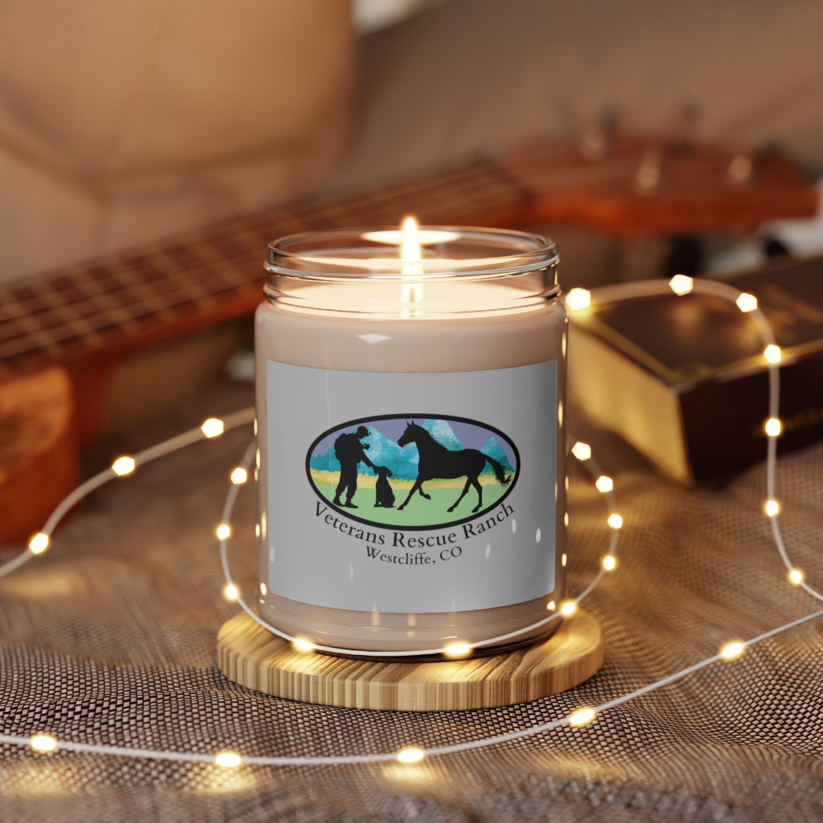 Veterans Rescue Ranch Scented Soy Candle, 9oz