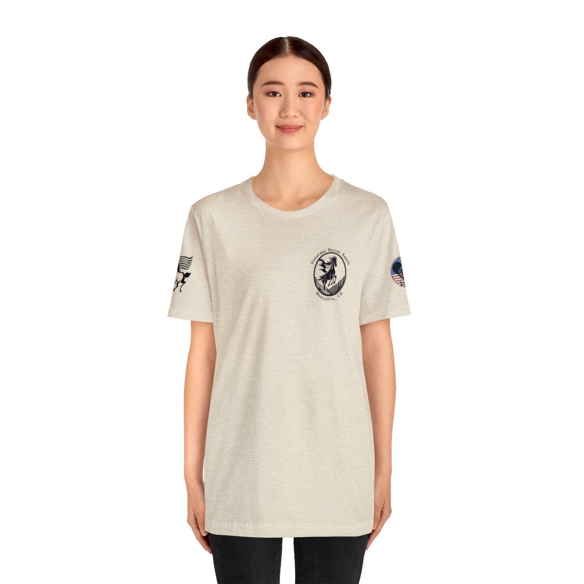 Veterans Rescue Ranch - Bella+Canvas Unisex Jersey Short Sleeve Tee - Image 40