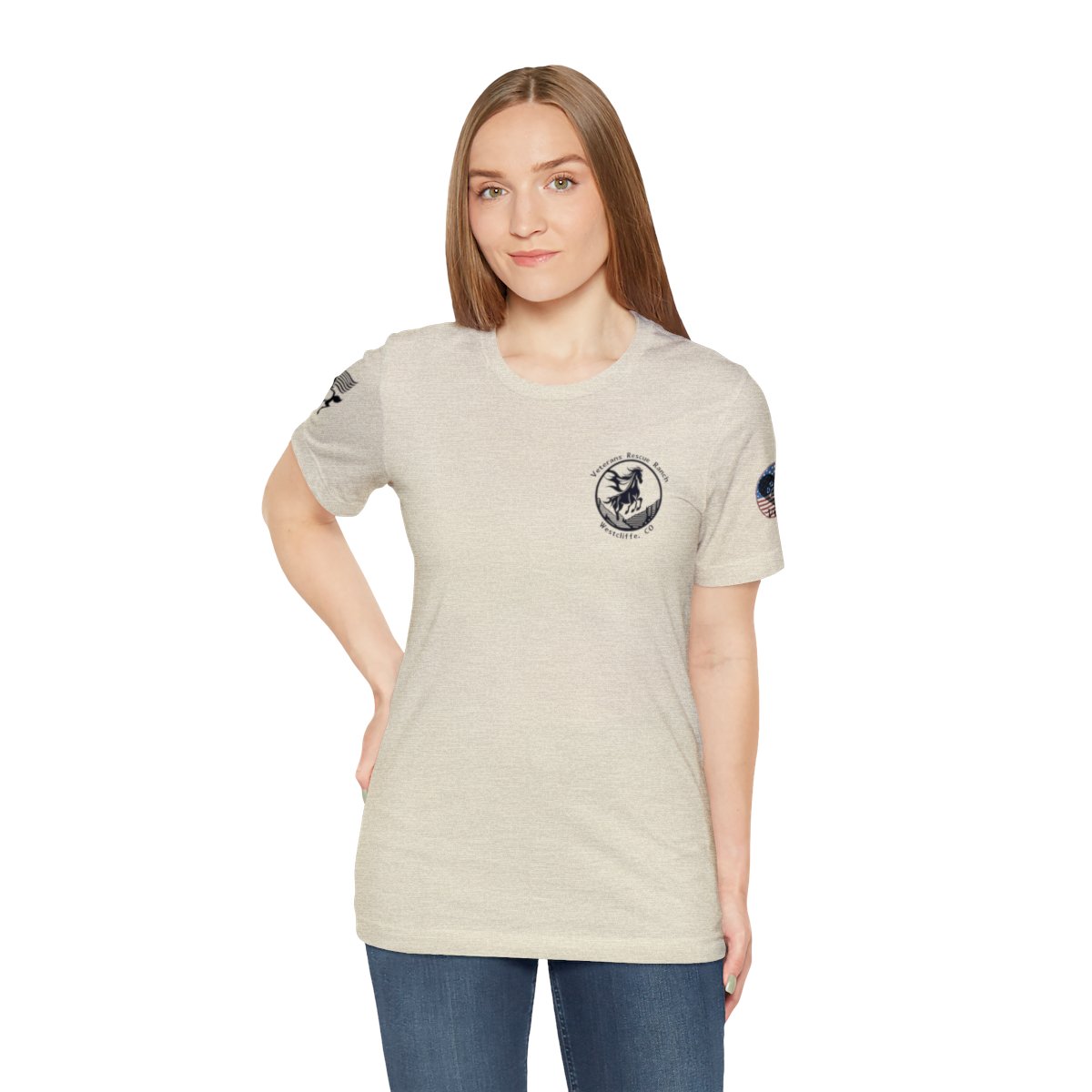 Veterans Rescue Ranch - Bella+Canvas Unisex Jersey Short Sleeve Tee - Image 42