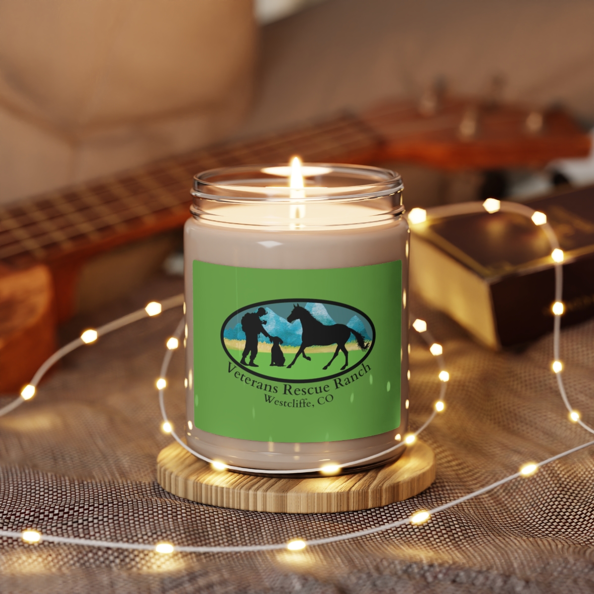 Veterans Rescue Ranch Scented Soy Candle, 9oz - Image 8