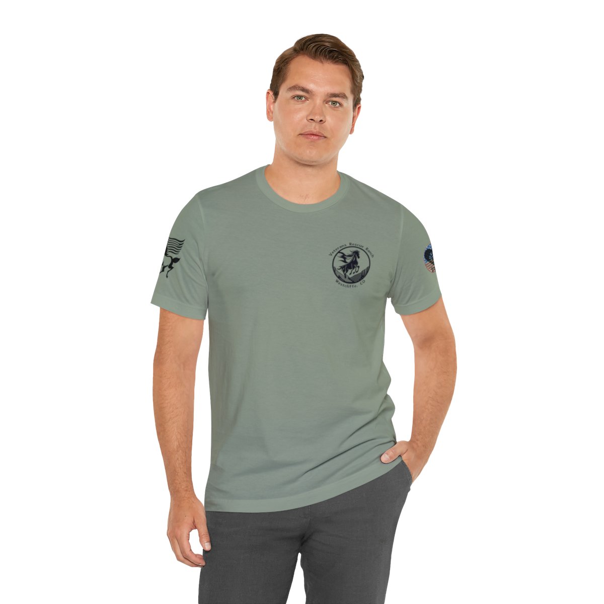 Veterans Rescue Ranch - Bella+Canvas Unisex Jersey Short Sleeve Tee - Image 7