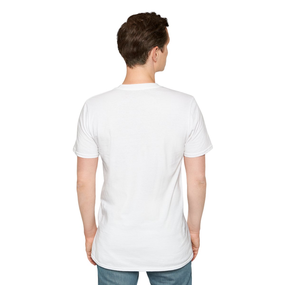 Veterans Rescue Ranch Lab Dad Softstyle Tee, a must-have for dog-loving patriots. Every purchase supports our mission to End #22aDay. Join the pack and make a difference today! #VeteransRescueRanch #DogLovers - Image 20