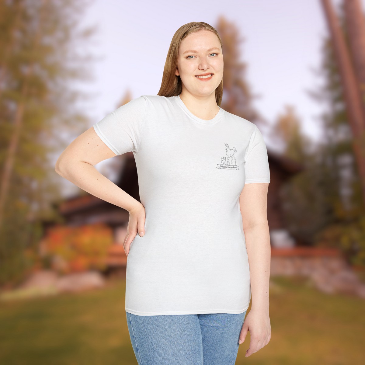 Veterans Rescue Ranch Gildan Unisex Softstyle T-Shirt - Image 5