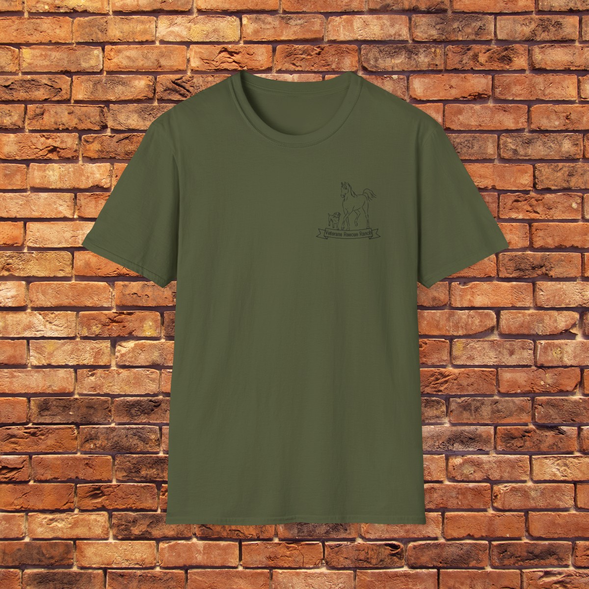 Veterans Rescue Ranch Unisex Softstyle T-Shirt - Image 2