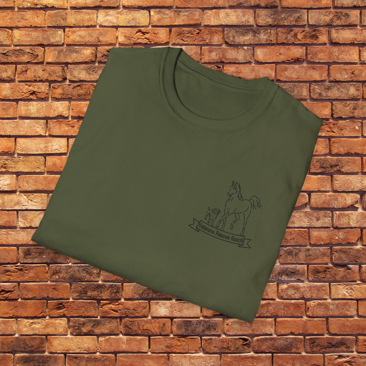 Veterans Rescue Ranch Unisex Softstyle T-Shirt - Image 5