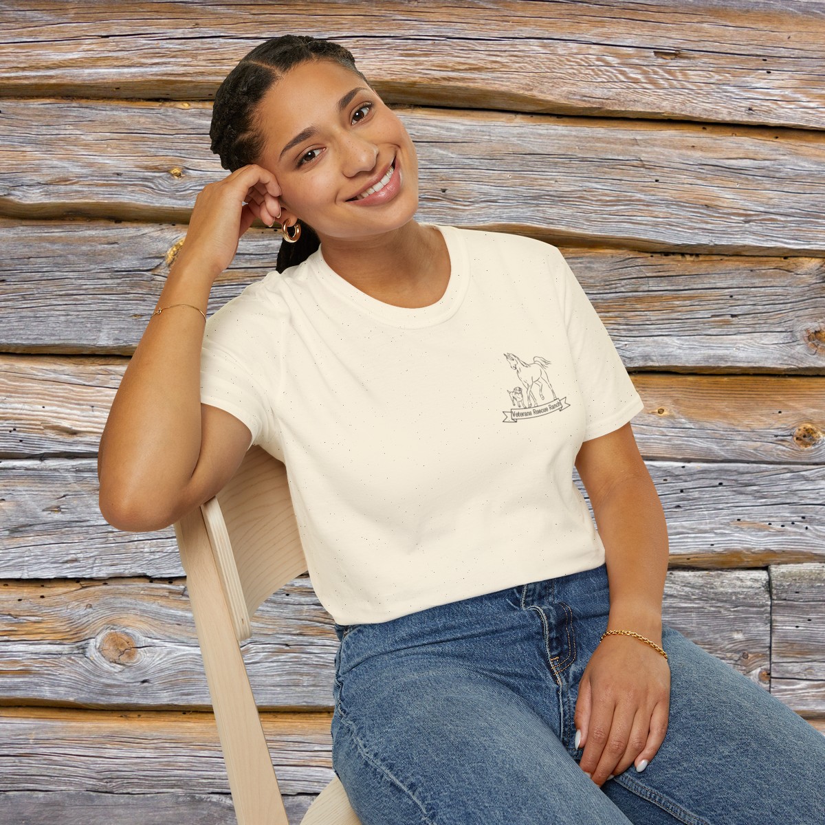 Veterans Rescue Ranch Unisex Softstyle T-Shirt - Image 34