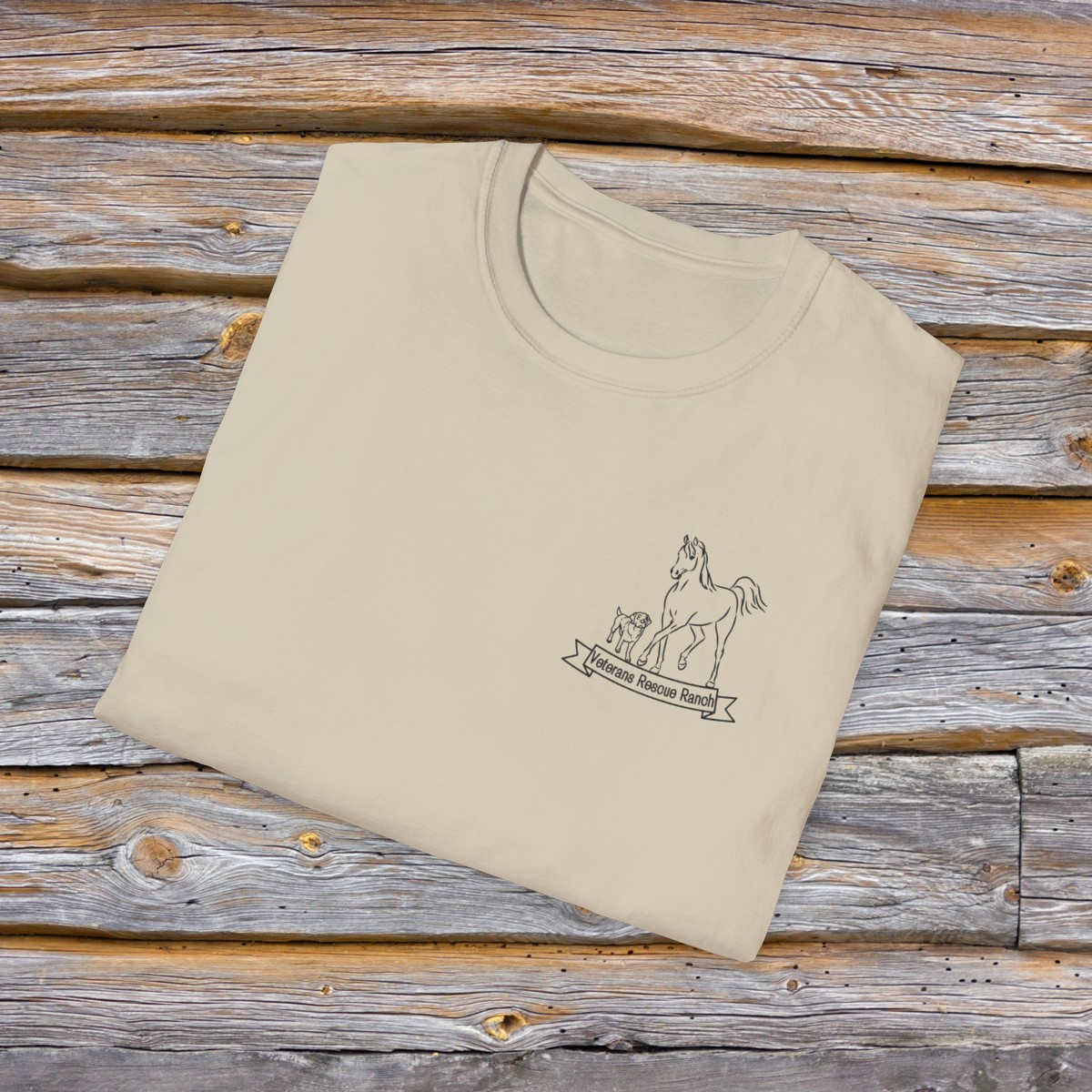 Veterans Rescue Ranch Gildan Unisex Softstyle T-Shirt - Image 16
